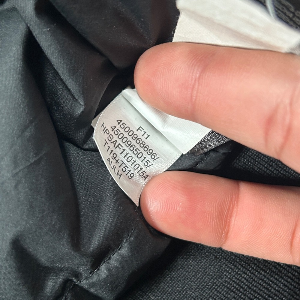 The North Face‎ jacket Womens Small Red hooded fur Down Insulated puffer quilt - Picture 16 of 16